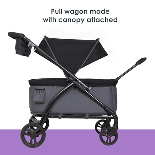 Baby Trend Tour™ LTE 2-in-1 Stroller Wagon, Gravity Black thumbnail 4