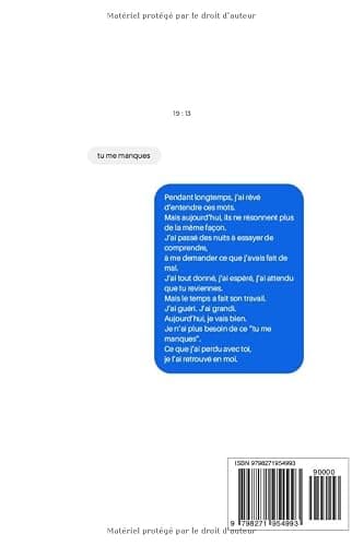 Le cri du cœur: Tu me manques. J’ai besoin de toi. Reviens, je t’en supplie. thumbnail 2