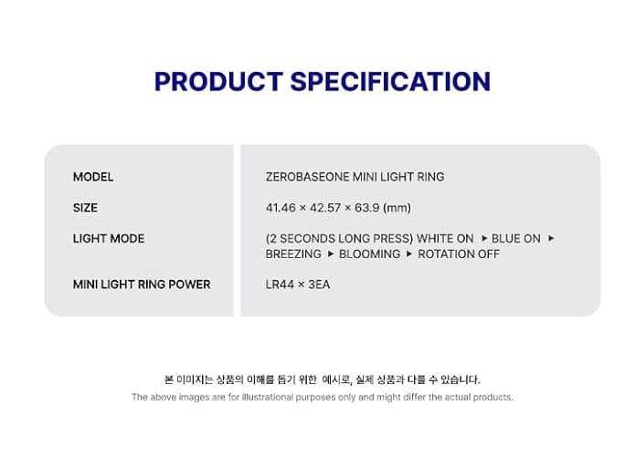 ZEROBASEONE Official Mini Light Ring thumbnail 7
