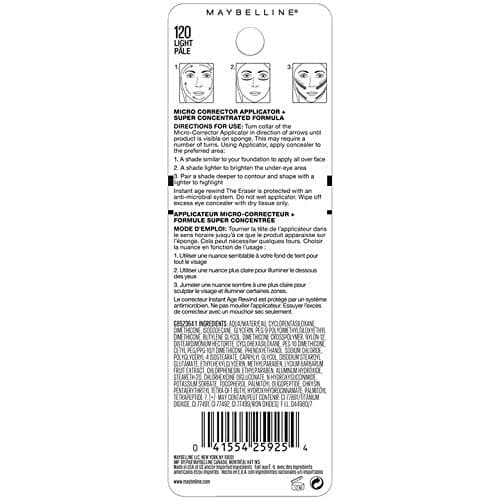 Maybelline New York Instant Age Rewind Eraser Multi-Use Concealer - Light, 6ml (Pack of 2) thumbnail 14