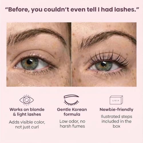 Korean Lash Lift Kit + Color Kit - Perfectly Curled and Darker Lashes | 8 Weeks Lasting Results- Faster Alternative to Lash Serums, Complete DIY Perm Kit with Gentle and Nourishing Ingredients thumbnail 3