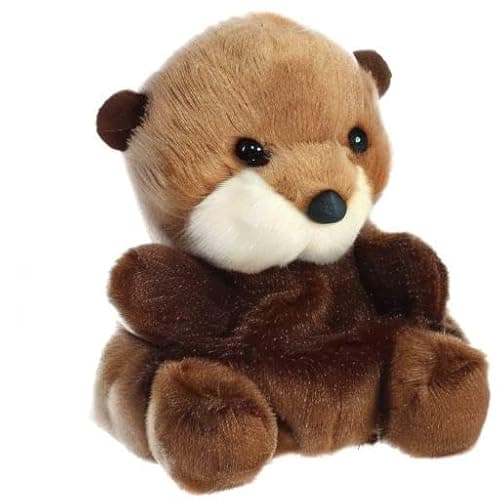 Aurora® Adorable Palm Pals™ Selena Sea Otter™ Stuffed Animal - Pocket-Sized Play - Collectable Fun - Brown 5 Inches thumbnail 5