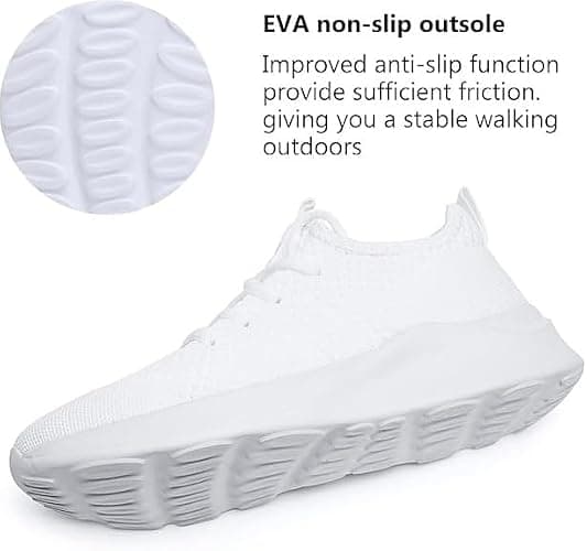 WYGRQBN Women's Walking Shoes Lightweight Tennis Fashion Sneakers Sports Workout Gym Shoes for Running thumbnail 5