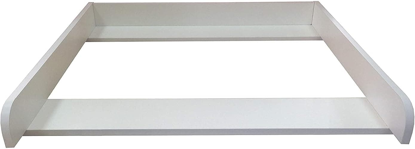 AVANTI TRENDSTORE - Sophie - Fasciatoio in legno laminato di colore bianco per la cassettiera IKEA Malm. Dimensioni LAP ca. 80x9,6x76,3cm - Image 1