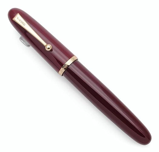 JINHAO 9019 Fountain Pen Dadao Series with High-capacity Ink Converter (Wine Red, Medium Nib 0.7mm) - Image 1