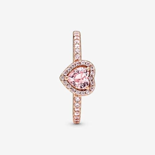 PANDORA-Elevated Heart Ring-With Gift Box thumbnail 5
