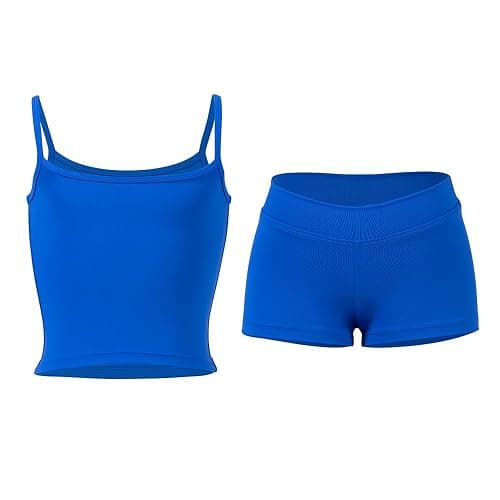 Dancecore Active Set with camisole top and shorts for Dance, Gymastics, Yoga - Image 1