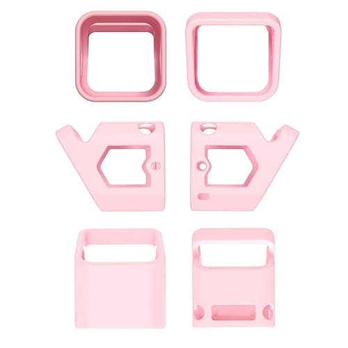 Silicone Protective Case for Yoto Player (3rd Gen.), Skin Cover Sleeve Fitted Protective Jacket for Yoto Kids Audio Player, Easy-to-Carry Handle (Pink) - Pink thumbnail 2