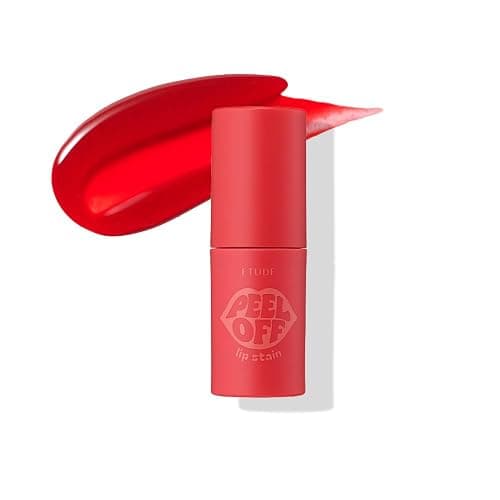 ETUDE Dear Darling Peel Off Lip Stain (Cherry Crack) – Teen girl gifts, Hydrating Hydrogel Tint, Fruity scent, Long Lasting & Waterproof, High Pigment, Easy Peel Off, All‑Day Color Lip Tattoo - Image 1