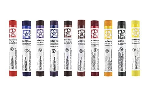 Daniel Smith Watercolor Sticks Starter Set of 10 Assorted Colors - Extra Fine Watercolors For Drawing or Painting - [Set of 10] thumbnail 5