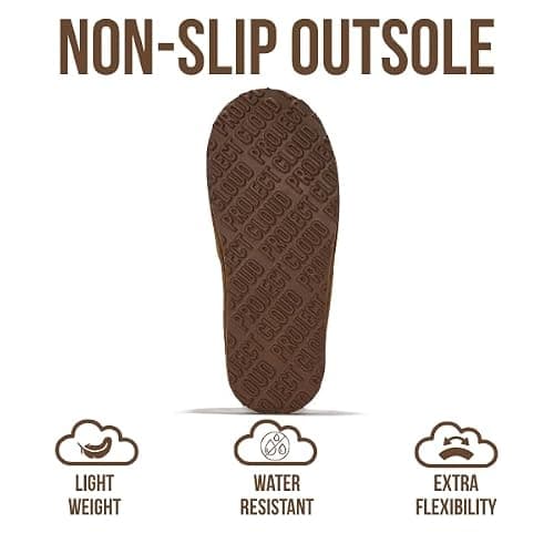 Project Cloud Genuine Leather Slippers for Women Footwear with Genuine Fur Lining Womens Clogs & Mule - Non-Slip Indoor/Outdoor Scuff Womens Slippers with Memory Foam Insole (Henka) thumbnail 4