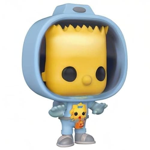 Funko Pop! Animation: Simpsons - Bart w/Chestburster Maggie, Multicolor, 3.75 inches (50138) thumbnail 2