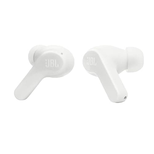 JBL Vibe Beam - True Wireless JBL Deep Bass Sound Earbuds, Bluetooth 5.2, Water & Dust Resistant, Hands-free call with VoiceAware, Up to 32 hours of battery life (White) thumbnail 5
