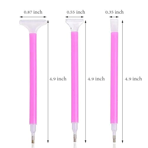 BLUECELL 3 Different Types DIY 5D Diamond Embroidery Pen for Diamond Rhinestone Painting Tool thumbnail 2