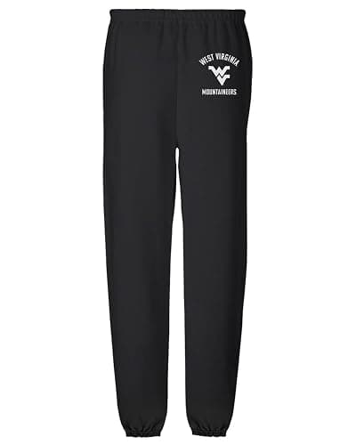 Official Collegiate NCAA Jogger Sweatpants Unisex for Men & Women Collegiate Arched Text thumbnail 2