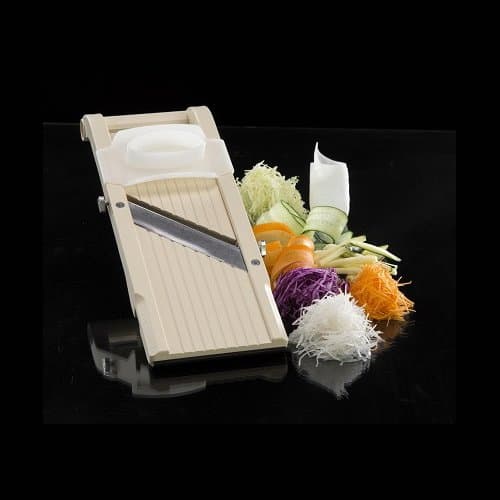 Benriner Super Slicer, with 4 Japanese Stainless Steel Blades, Beige - Super Slicer, Beige thumbnail 13