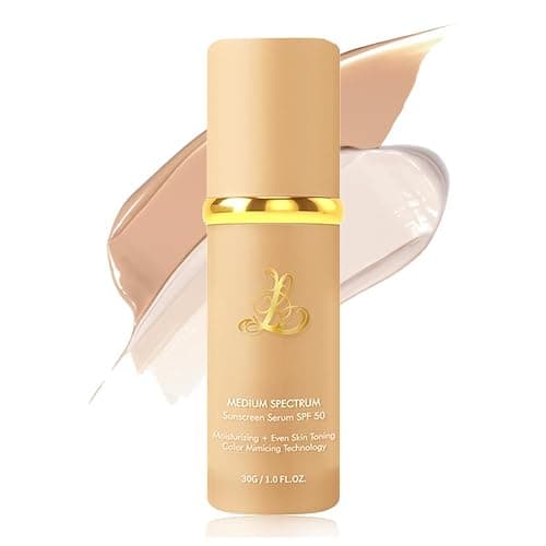 Foundation 4 in 1 - Color Changing Foundation, Medium Spectrum with SPF 50, Hypoallergenic Hydrating Liquid Concealer, Long-lasting & Waterproof Natural Finish - 1.0 fl oz - Image 1
