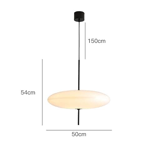 Brikey 19.7'' Nordic Acrylic Pendant Light, 5-Light Hanging Ceiling Lamp Chandelier for Dining Room Kitchen Island(White) - W thumbnail 2
