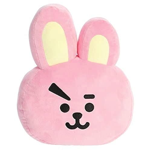 Aurora Lovable BT21 Cooky Stuffed Doll - Collectible Fun - Delightful Cuteness - Pink 15 Inches - Image 1