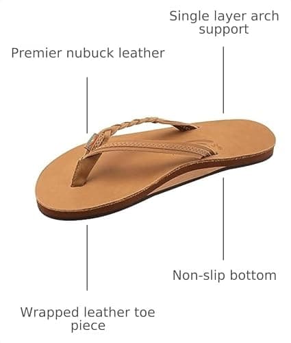Rainbow Sandals Women’s Flirty Braidy Premier Leather w/Single Braided Strap thumbnail 3