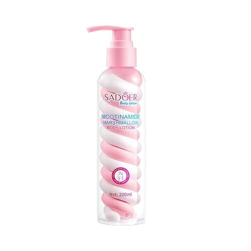VKAMOSO Nicotinamide Marshmallow Body Lotion, 200ml, Pink - Image 1