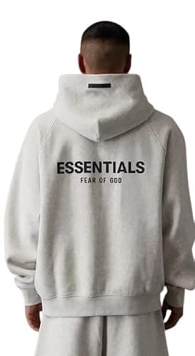Essentials Pullover Hoodie, Cotton Blend, Adult Unisex, Oversized Men Size, One Size Down thumbnail 3