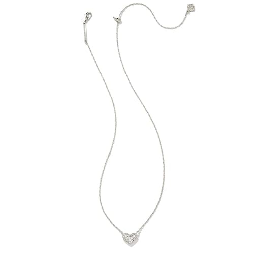 Kendra Scott Ari Pave Crystal Heart Necklace, Fashion Jewelry For Women thumbnail 2