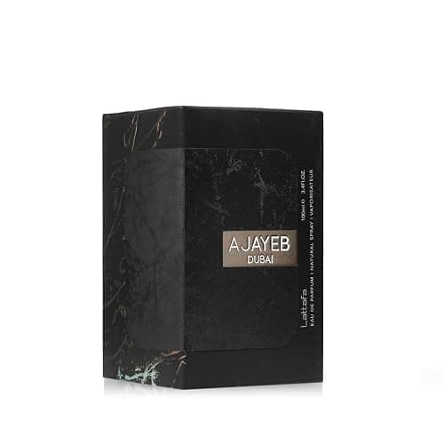Lattafa Ajayeb Dubai Eau de Parfum Spray for Men, 3.4 Ounce thumbnail 4