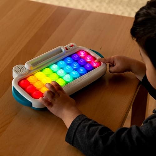 Chuckle & Roar Pop It! ABC & Spelling Keyboard - Multicolor - Smart Letter Guidance with Alphabet Learning Toys - Soft Silicone Keys for Toddler Sensory Toys - Compact Travel Play Kit for Toddlers 1-3 thumbnail 7