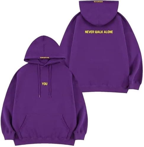 FUJUTANG Jimin with You Hoodie Sweater Jimin Hoody You Never Walk Alone Pullover Sweatshirt - Image 1