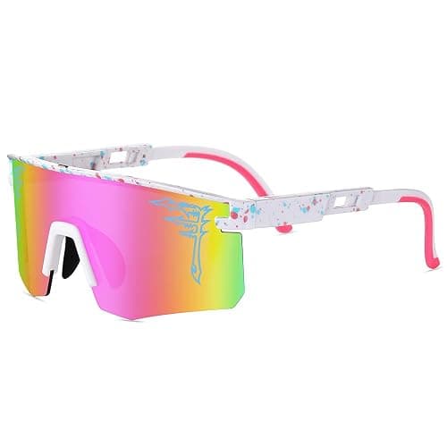 ACEXPNM Two Sizes Baseball Sunglasses For Adults and Youth Boys Girls Kids UV400 Men Women Outdoor Sports Sun Glasses - Image 1