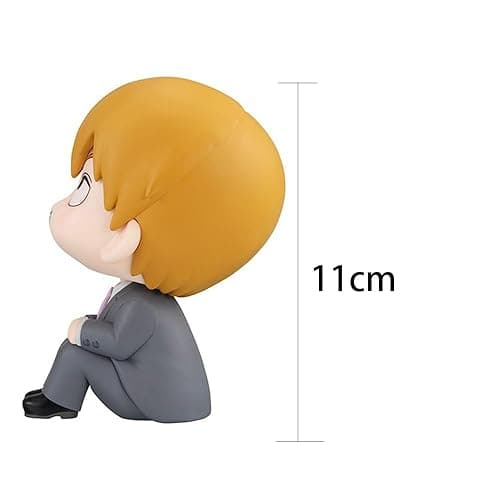 QAHEART 2PCS Mob Figure Reigen Arataka Look Up Figure, 11cm Kageyama Shigeo Action Figure Model Statue Cake Topper Decoration Handmade Collectible Gifts for Fans - 2pcs - 11cm thumbnail 3