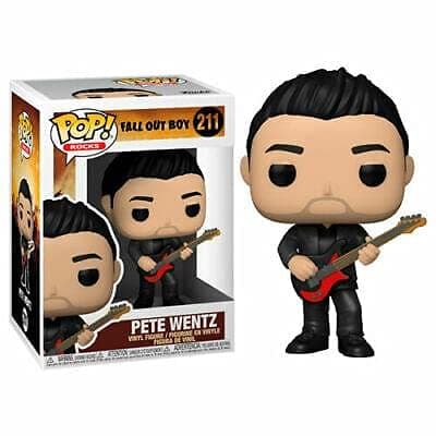 Funko POP Rocks: Fall Out Boy - Pete Wentz,Multicolor,Standard thumbnail 4