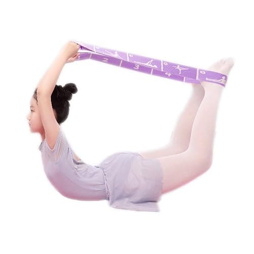 Xensamy 2-Pack Adjustable Kids Dance Stretch Bands - 8-Loop Elastic Bands for Ballet, Latin, Yoga, Gymnastics & Stretching - Flexible, Multi-Section Design for Dance Training & Flexibility thumbnail 8