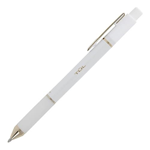 TUL® Retractable Gel Pens, Medium Point, 0.7 mm, Pearl White Barrel, Black Ink, Pack Of 12 Pens thumbnail 3