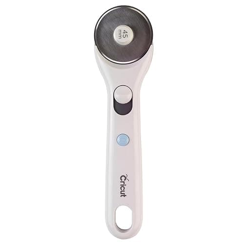 Cricut Rotary Cutter - Rotary Cutter for Fabric, Sewing and Quilting Projects - Compatible For Both Right- and Left-Handed Use - [45mm] - Image 1