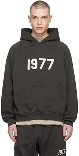 Essentials Pullover Hoodie, Series FW24, SS24, Adult Men's Oversized One Size Down thumbnail 3