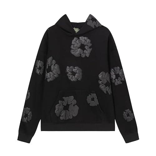 Unisex pullover sweaters, hooded long-sleeved, suitable for autumn and winter wear, casual, loose, stylish and versatile. - Image 1