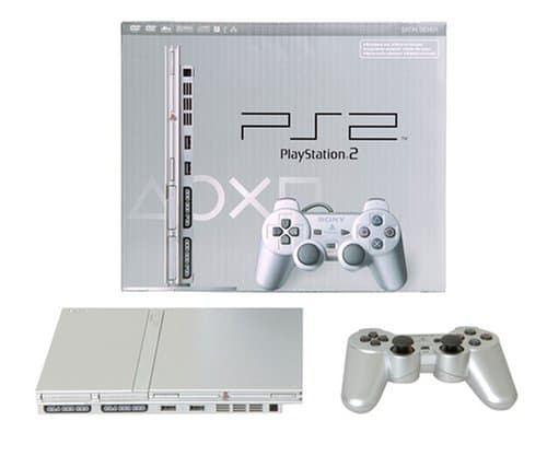 PlayStation 2 Slim Console - Silver (Renewed) thumbnail 3