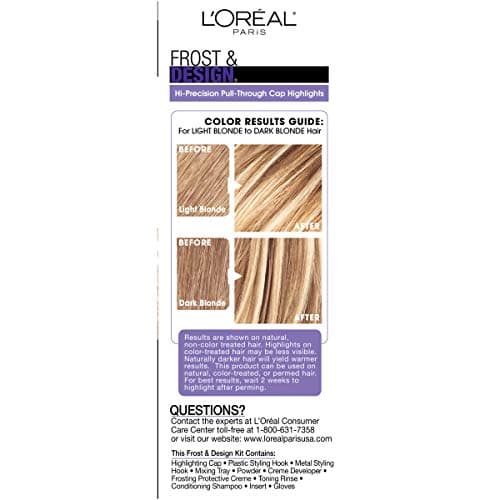 L'Oreal Paris Frost and Design Cap Hair Highlights For Long Hair, H85 Champagne, 1 kit thumbnail 11