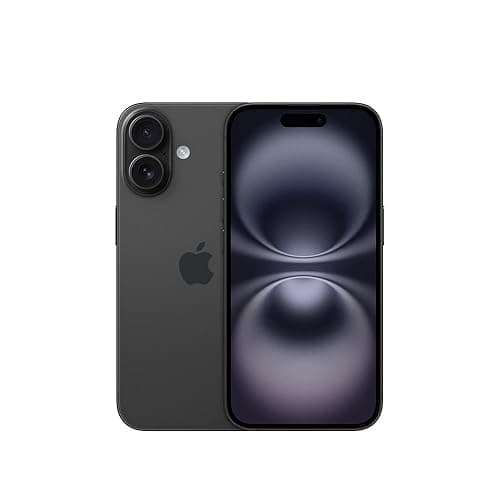 Apple iPhone 16, 128GB, Noir (Reconditionné) - Noir - 128GB - Image 1