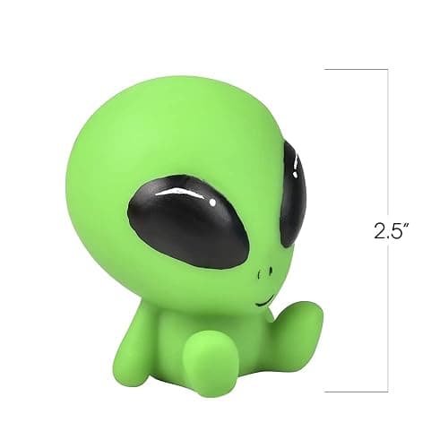 ArtCreativity Rubber Galactic Aliens, Set of 10, Alien Toys for Kids in Assorted Colors, Great as Outer Space Party Favors, Bath Toys for Kids, Swimming Pool, and Office Desk Decorations thumbnail 3
