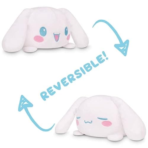 TeeTurtle Reversible Sanrio Cinnamoroll Plushie 4-Inch Two-Sided Flip Plush Toy with Embroidered Details - Cute Mini Collectible Plush for Kids, Teens, and Adults thumbnail 3