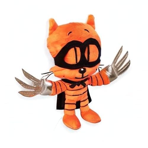 MerryMakers Dog Man's Cat Kid, 6.5-Inch, Based on Dav Pilkey's bestselling Dog Man Series, Orange thumbnail 4