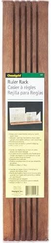 Omnigrid Wooden Ruler Rack, Regular,Brown thumbnail 4