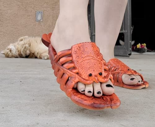 TOTENJS Lobster & Fish Slippers, Bass Sandals thumbnail 8