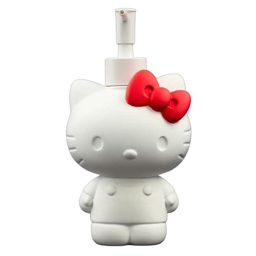 Hello Kitty Soap/Lotion/Hand Sanitizer Resin Pump Dispenser, 10.36 Ounces, (Officially Licensed Product) by Franco - Image 1