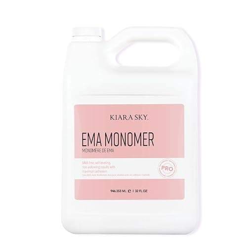 Kiara Sky EMA Monomer - Professional Acrylic Nail Liquid, 32 Fl Oz - Image 1