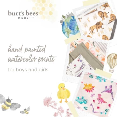 Burt's Bees Baby Boys' Organic Cotton Brief Underwear, 5-Pack | Easy, breathable toddler undies provide maximum coverage for kids on the move thumbnail 9