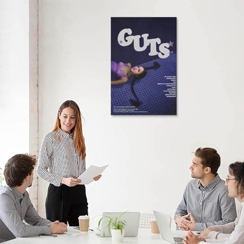 Olivia Poster Rodrigo Guts Album Cover Canvas Art Poster And Wall Art Hanging Decor for Modern Family Corridor Posters 12x18inch(30x45cm) thumbnail 5